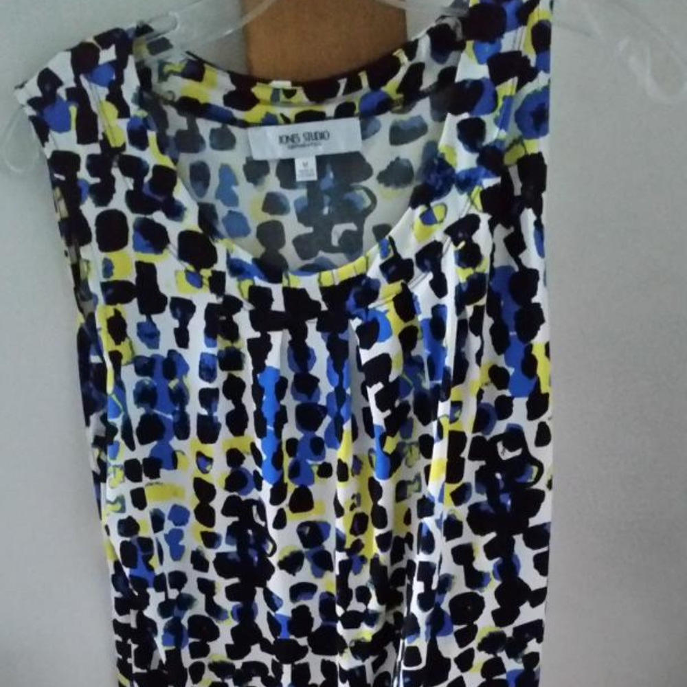 Jones Studio Blue Patterned Shirt